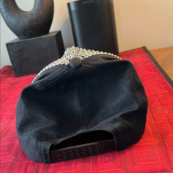 Sonos Black Rhinestone Skull Hat - Picture 3 of 5